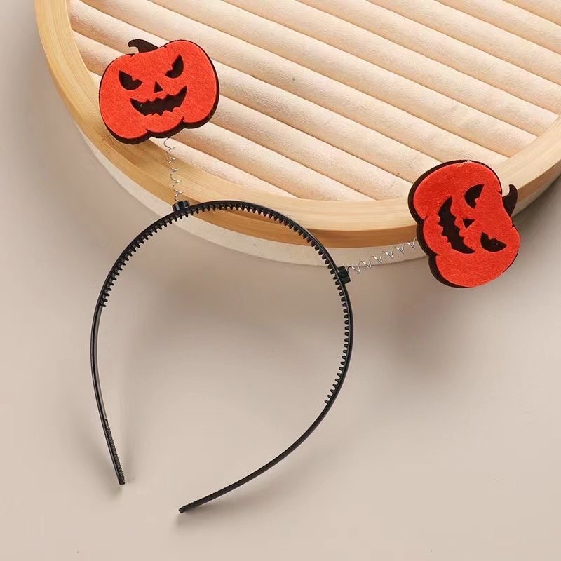 Halloween transfronterizo anillo de cabello personalidad extraña calabaza de alto nivel accesorios accesorios de vestir joyas especiales de cabello