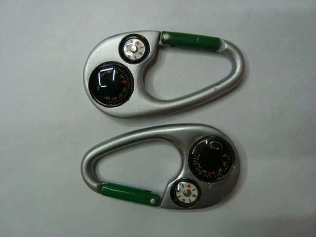 Компас Карабин Компас Термометр на открытом воздухе Компас Повседневный компас