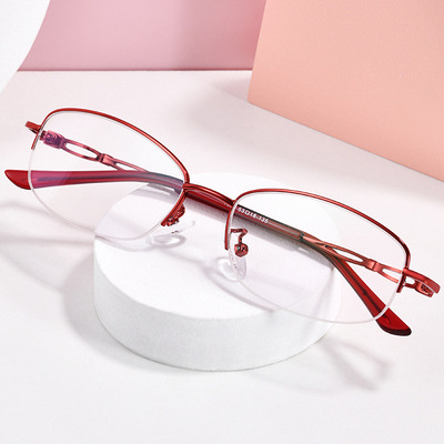 colour fashion Female models Metal grace Presbyopic glasses high definition Blue light glasses Manufactor wholesale 1552