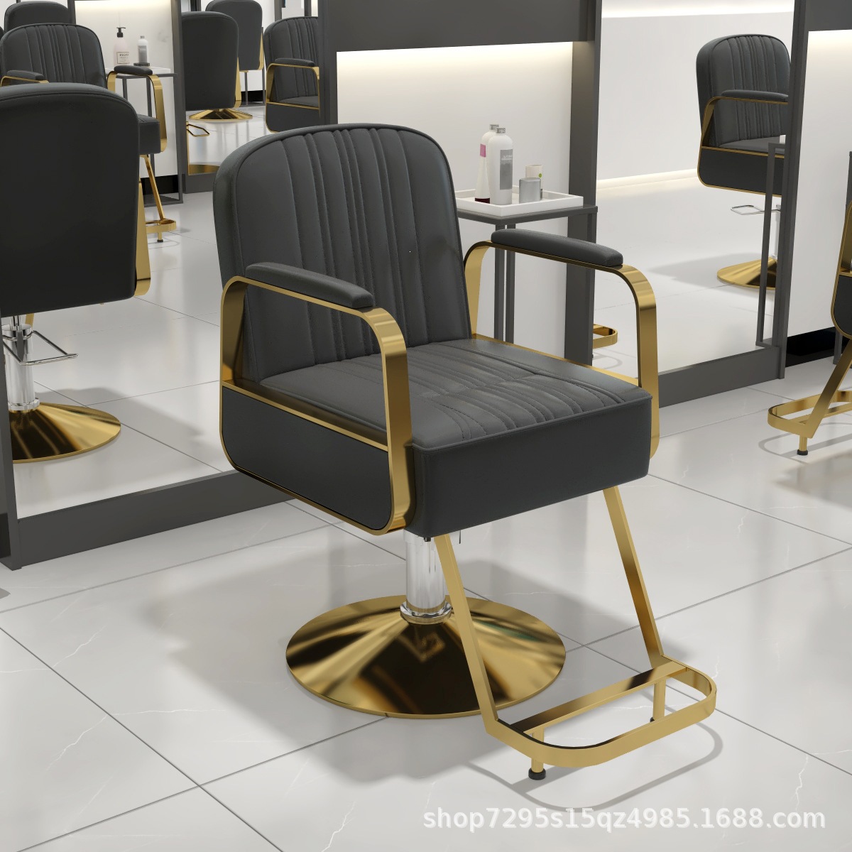 Fábrica directa silla de peluquería silla de peluquería salón de peluquería silla de corte de pelo red tienda de marea roja caída