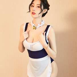 新品性感内衣荷叶女佣连体性感魅惑公主约会战袍露背女仆制服代发