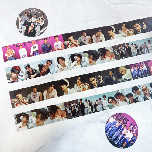 StrayKids and Paper Tape New Album MAXIDENT Hwang Hyunjin's Periphery Same Kind of Notebook Sticker 