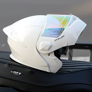 Yeni universal motosiklet dəbilqəsi, qış üçün isti, elektrikli nəqliyyat vasitəsi üçün
