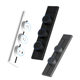 Lanbao Ming-installed anti-electric shock rail socket kitchen removable power socket 86 power sliding adapter plug-in