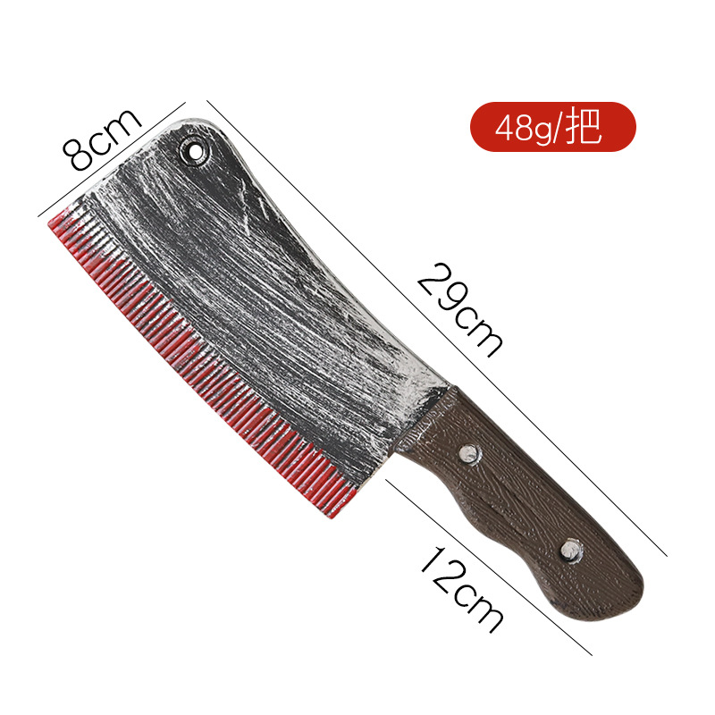 Cuchillo de cocina de sangre retro pintado