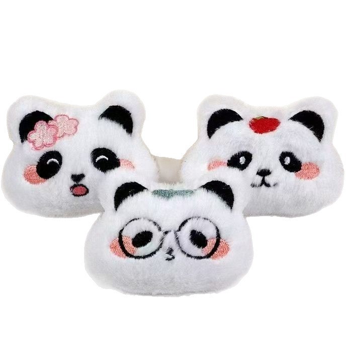 Cartoon Plush Panda Doll Brooch Bag Hat Scarf Headwear Clothing Shoes Socks Accessories Wholesale_voghion.com