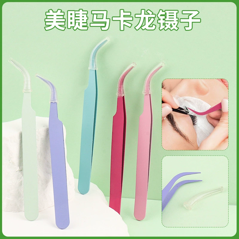 Многофункциональные пинцеты Guka, маленькие свежие пинцеты ручной работы «сделай сам», инструмент для наклеивания наклеек, креативные пинцеты для накладных ресниц макарон