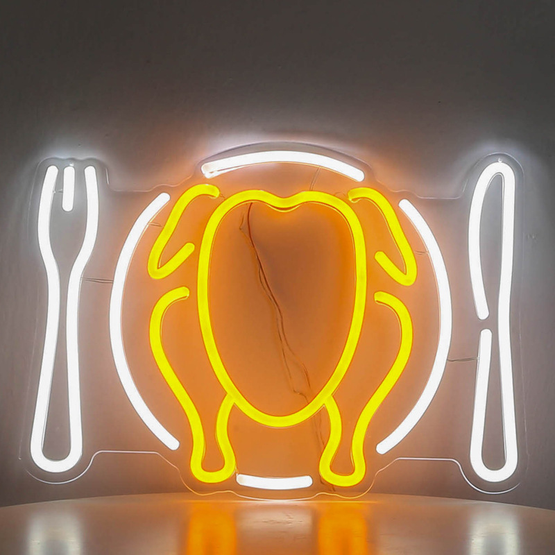 苏州厂家直销LED装饰火鸡霓虹灯牌广告牌霓虹字店铺营业标识