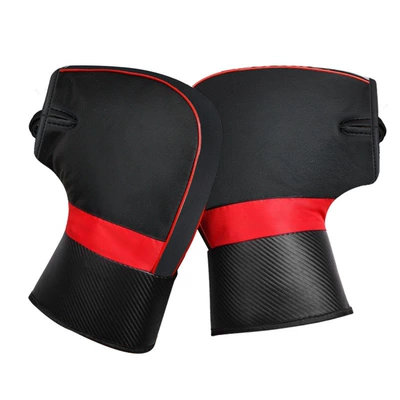 Motorcycle Handlebar Covers for Warmth, Winter Electric Scooter Windproof Gloves, Windproof Warm Grips, Thickened Reflective Electric Bike Handlebar Covers (Motorcycle Safety Supplies) - regular-handlebar-cover-35276cm