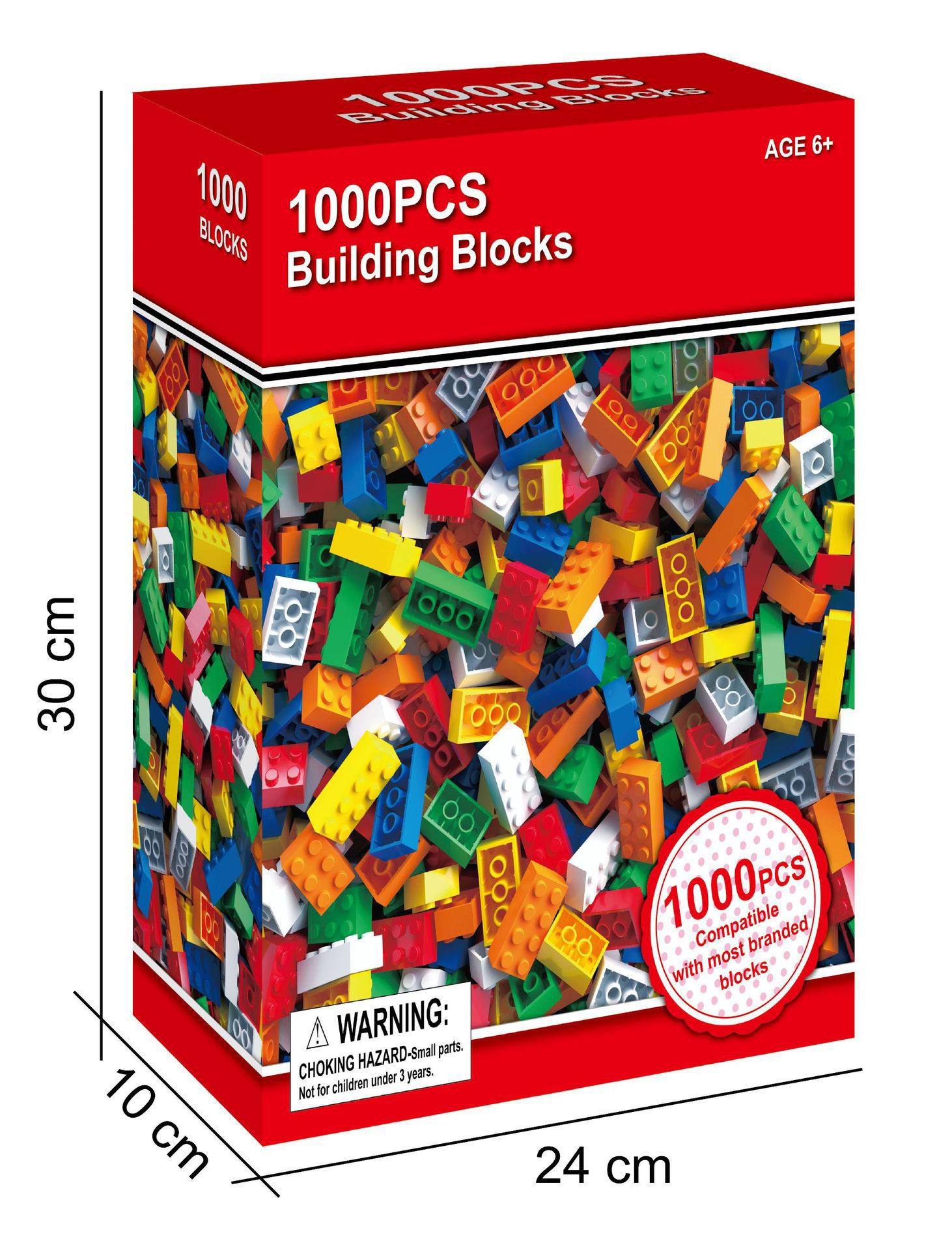 Lote de 1000 bloques pequeños compatibles tipo Lego