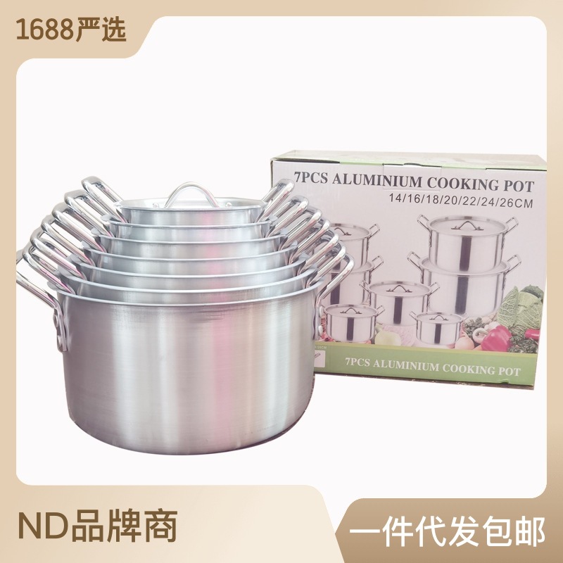 Sanding Aluminum Soup Pot Household Comm...