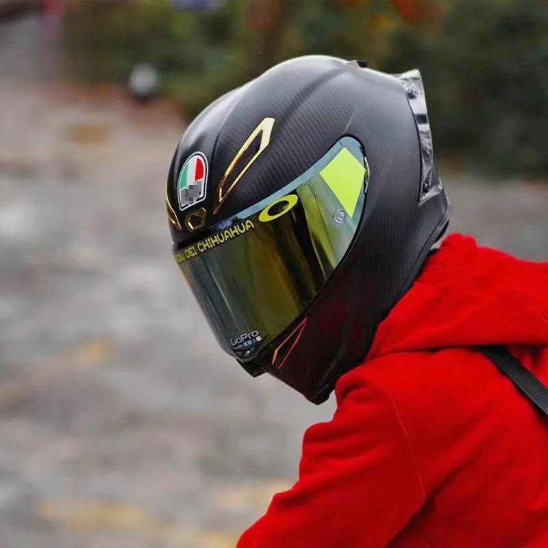 Internet Celebrity Motorcycle Helmet DIY Ready-Made Photo Full-Face Helmet for Men and Women, Universal for All Seasons, Handsome, Trendyy and Safe Hy7