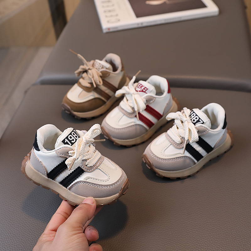 童鞋春秋新款女童宝宝鞋子男童软底学步鞋小孩跑步运动鞋阿甘鞋