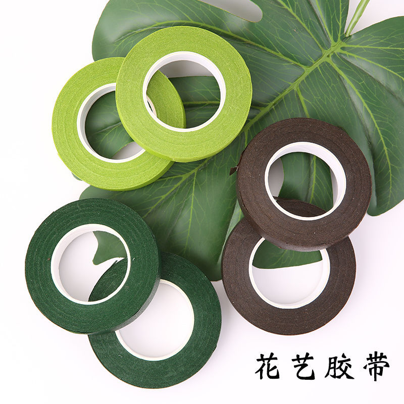 DIY craft materials floral ring stem edge bonding tape paper adhesive tape floral adhesive tape auxiliary gardening flower paper tape