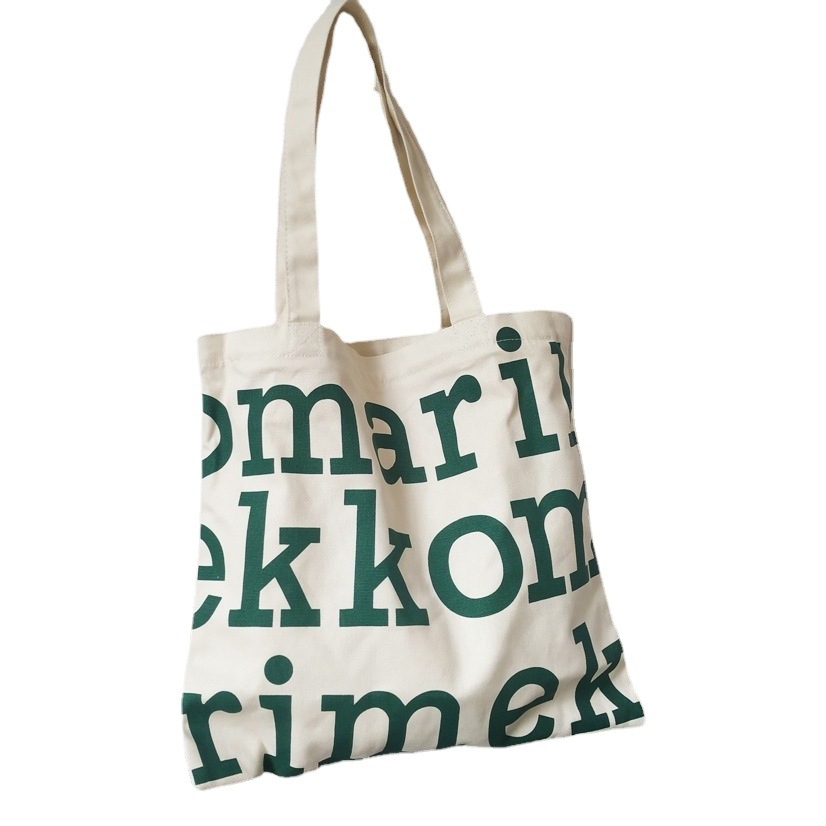 En stock Corea del Sur estilo perezoso diario ins Carta Grande bolsa de lona madre viaje personalizado bolsa de hombro de gran capacidad