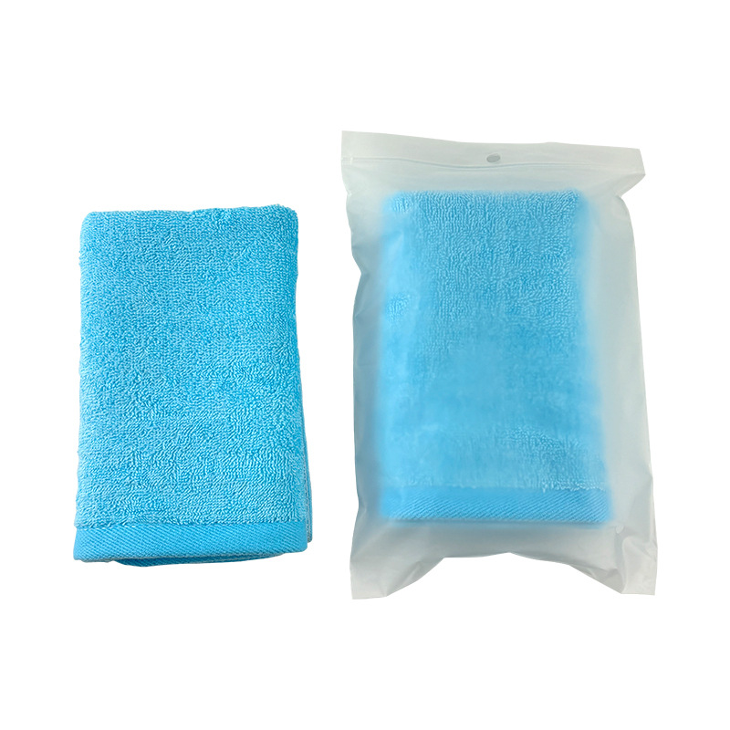 批發藍色毛巾純棉吸水學生擦臉面巾煤礦勞保消防海員抗洪救助毛巾