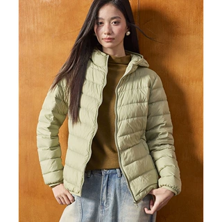 【盛都】25冬新经典基础款90绒连帽轻薄款保暖短内胆羽绒服外套女