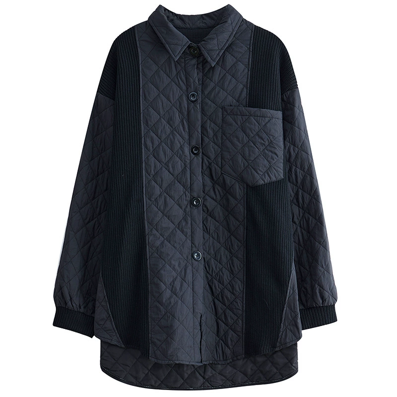 Легкая и тонкая вязкая футболка, демисезонная пуховая куртка, oversize