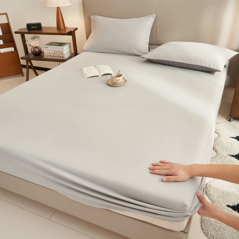 Nueva sábana de algodón puro pieza individual 100 funda de cama de algodón todo incluido funda de colchón funda de cama juego de tres piezas 2025 nuevo