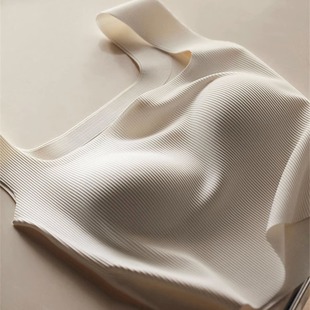 Tie, removable summer knitted short base top with cups, square neckline, beautiful back