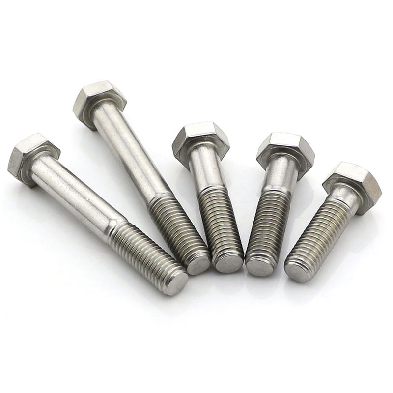 304不锈钢DIN931半牙外六角螺丝半牙螺钉螺栓M6M8M10M12