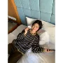 春秋新款撞色宽松针织衫