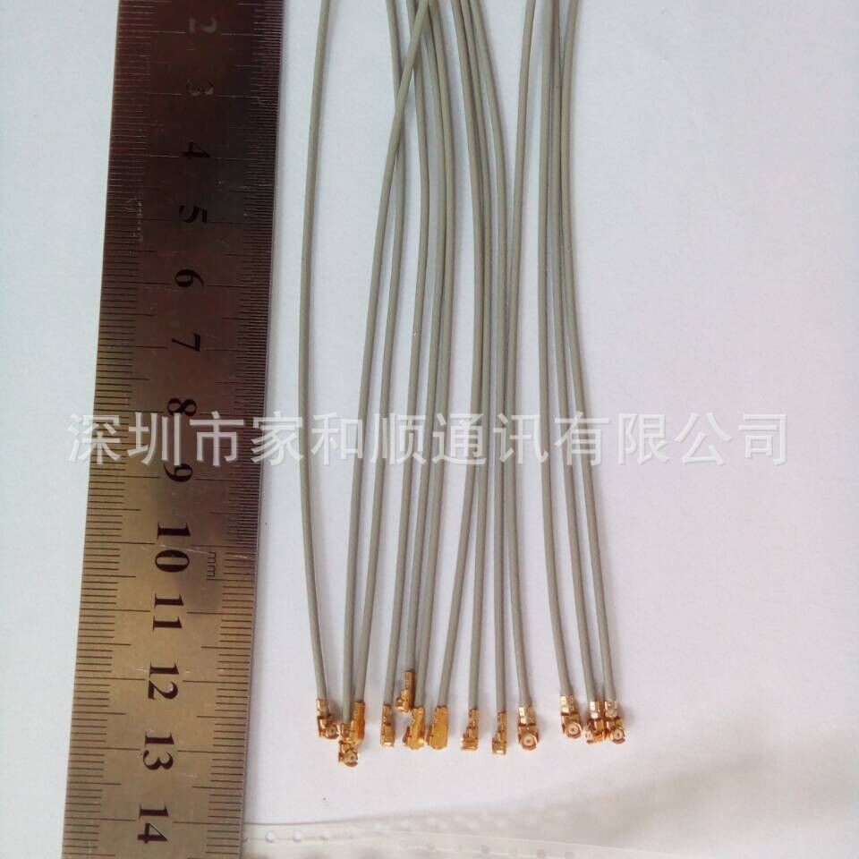 厂家供应 1.37IPEX端子线   178端子线 1.13环剥线  剥线上锡打端