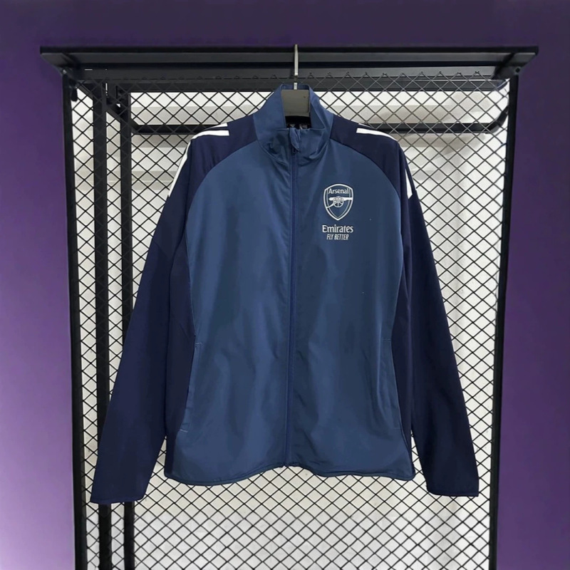 Serie a Ac Milan Arsenal Football Club Training Uniform Stand-Up Collar Windproof Sports Jacket Unisex Jacket Serie a Ac Milan Arsenal Football Club Training Uniform Stand-Up Collar Windproof Sports Jacket Unisex Jacket