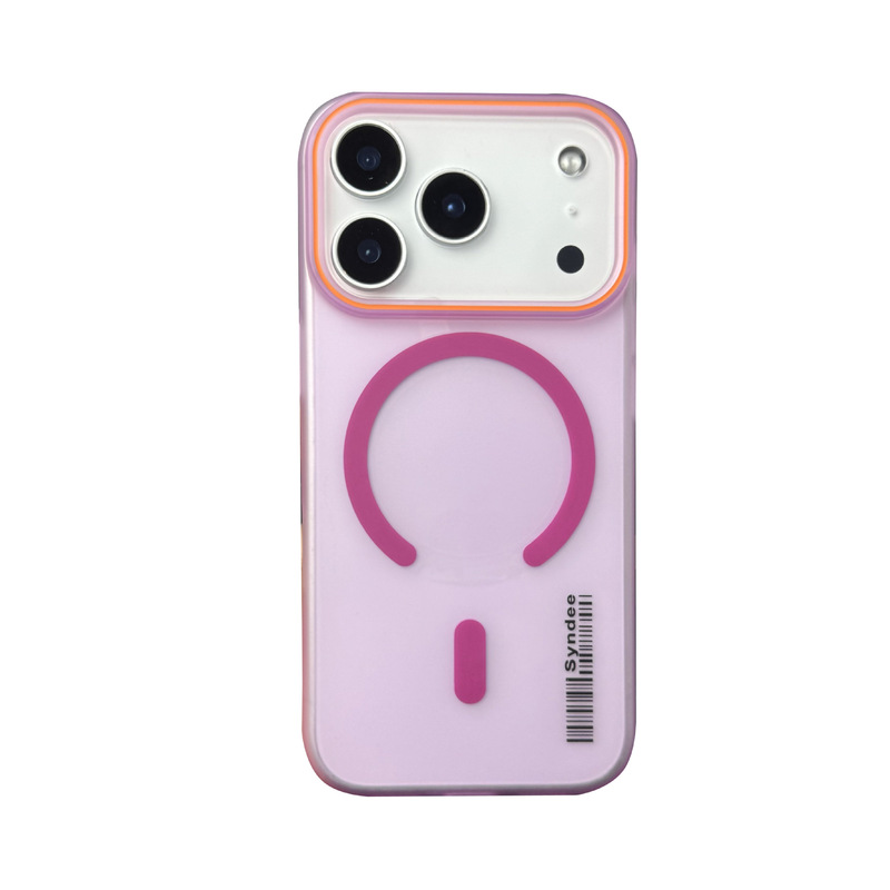 柔纱磁吸适用iPhone17pro手机壳磨砂透色苹果16pro肤感细磁保护套|undefined