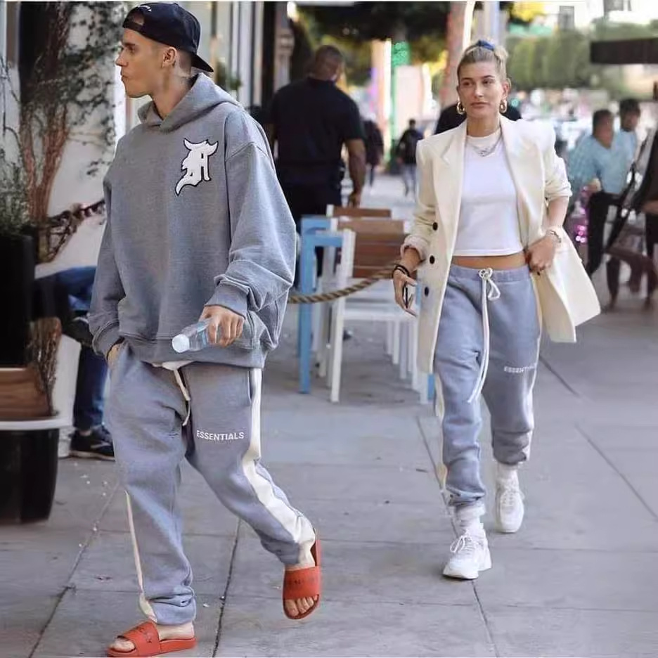 Pantalones Deportivos Casuales Holgados de Moda Unisex para Parejas, Estilo Urbano, de la Marca FOG multi-line ESSENTIALSZONE