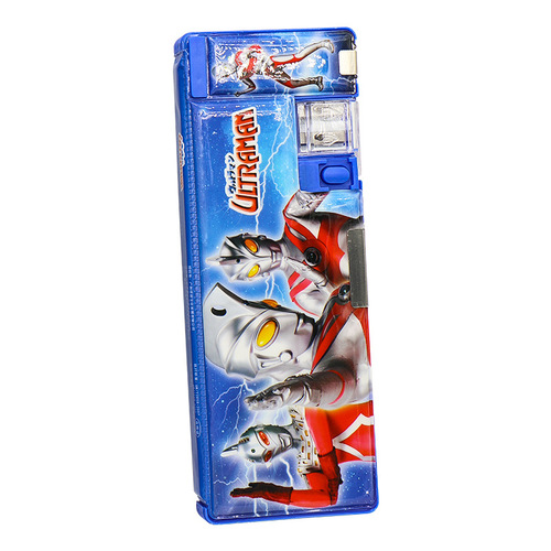 Ultraman series pencil box double-layer stationery box boy's pencil box high-end large-capacity pencil box desktop storage pencil box