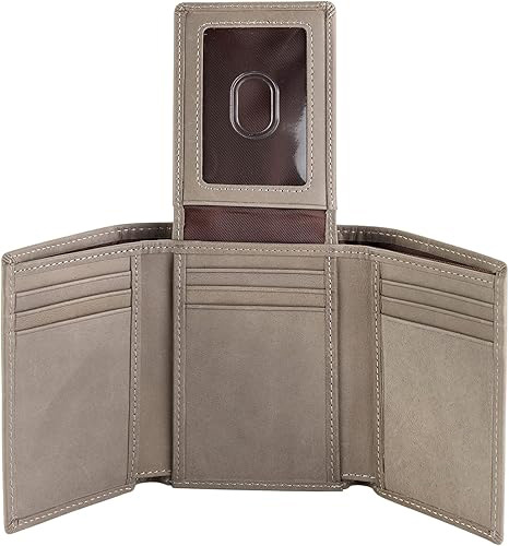 Amazon cartera de cuero de fibra de carbono de tres plegadas RFID antimagnético para hombres cartera multiplaza cartera de gran capacidad de negocios