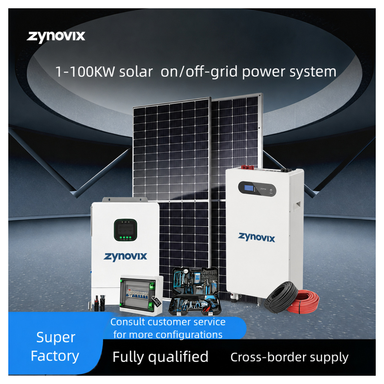 Home Solar Generator Home Solar220/380V Hybird Inverter Pv System