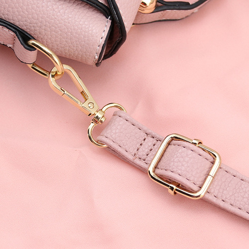 Bought separately: Lychee pattern bag strap, crossbody, shoulder, or dual-shoulder bag strap accessories, adjustable, backpack wide strap
