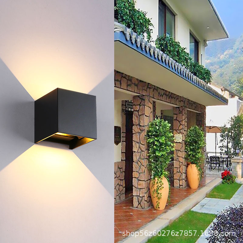 Cross-Border Sensor Outdoor Wall Light Waterproof Corridor Balcony Fence Wall Light Outdoor Courtyard Light Doorway Wall Washer Light Wall Light Cross-Border Sensor Outdoor Wall Light Waterproof Corridor Balcony Fence Wall Light Outdoor Courtyard Light Doorway Wall Washer Light Wall Light
