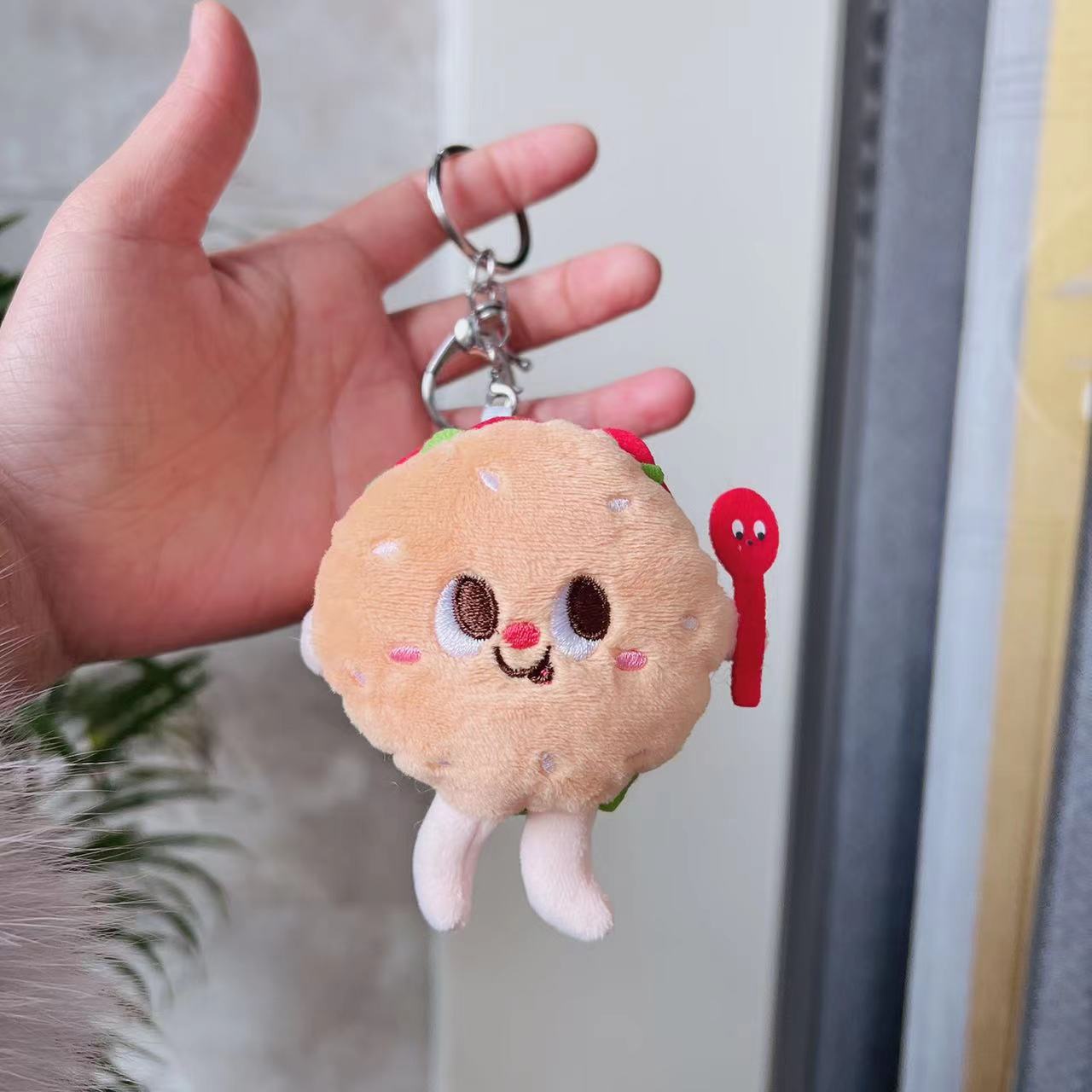 Hamburguesa + hebilla de plata