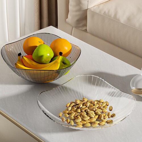 New trending pet fruit tray for living room coffee table, home use simple European style creative sunflower seed candy dried fruit snack plate