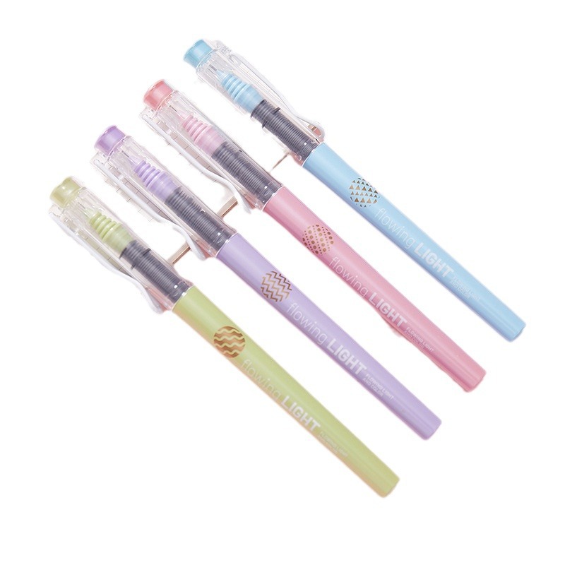 마스터 0.5MM 직접 액체 빠른 건조 젤 펜 학생들을위한 부드러운 금융 사무실 간판 펜