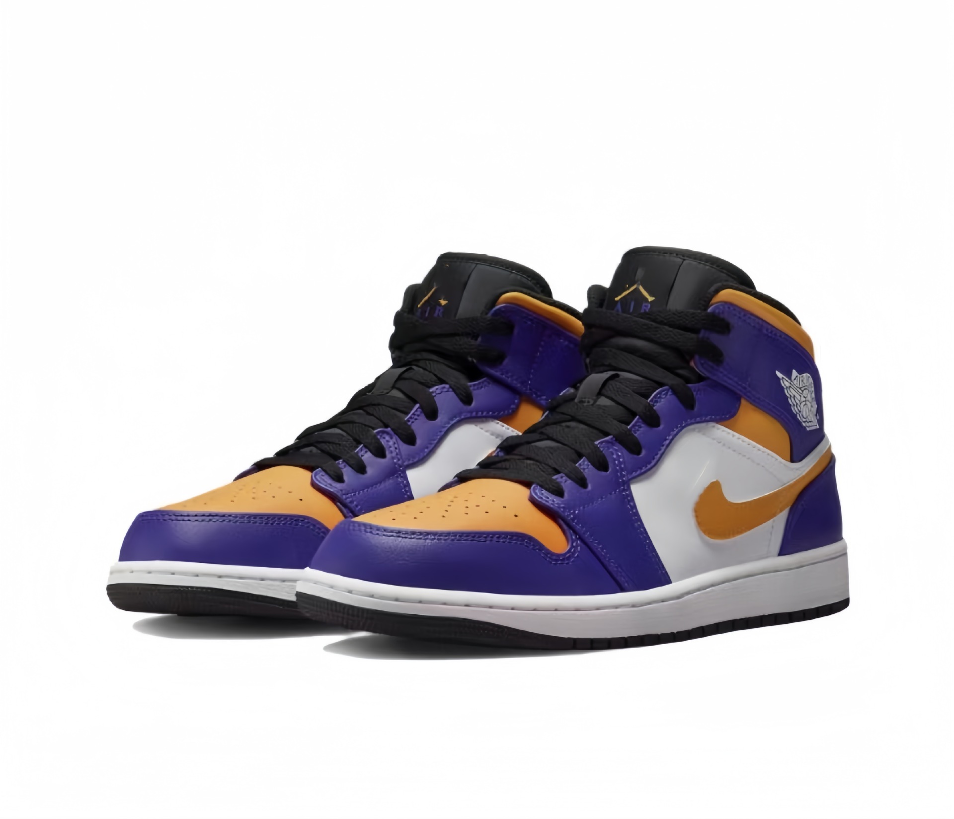 14 aj1 미드탑 레이커스 퍼플