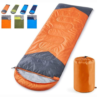 Manufacturer Customized Envelope Mummy Mommy Color Matching Spring, Summer, Autumn and Winter Mountaineering Outdoor Camping Style Camping Style Warm Sleeping Bag