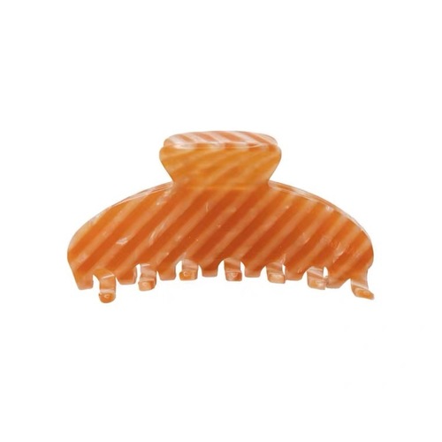 Korean checkerboard acetate hairpin for women with gradient stripes large shark clip for back of head hair volume multi-grab clip wholesale