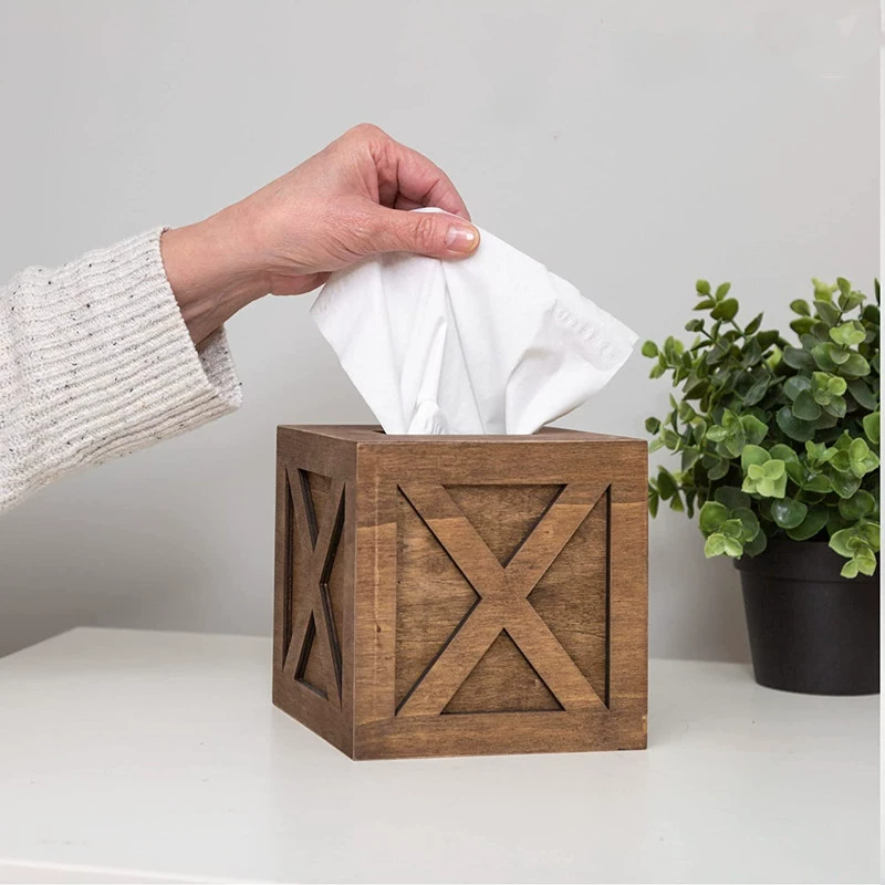 Деревянная коробка для хранения на заказ, коробка для салфеток из акации, шкатулка для украшений из орехового дерева, подарочная коробка для салфеток из дерева.