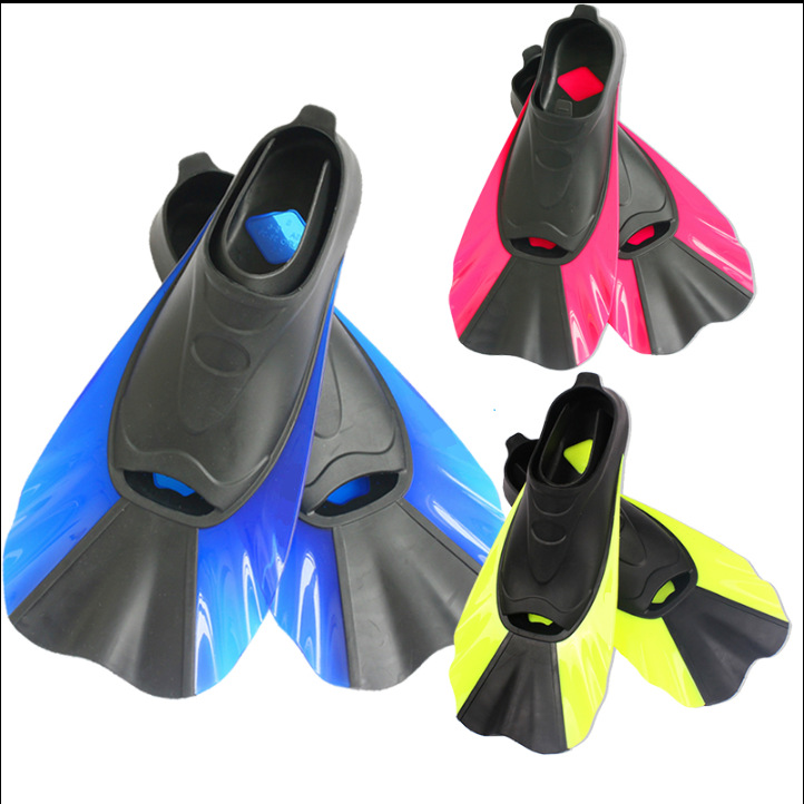 Swimming Diving Flippers for Adults and Children Lightweight Short Duck Flippers Siamese Boost Frog Shoes Snorkeling Equipment