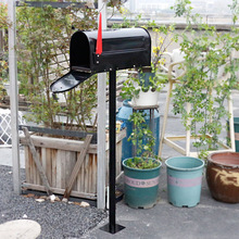 美式室外邮筒信箱大号庭院摆件田园别墅信报箱奶箱防雨可印门号