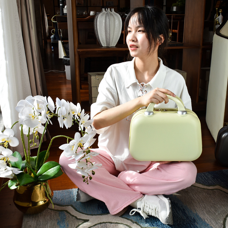 Estuche cosmético japonés con regalo portátil mini maleta de 14 pulgadas para mujer que puede colgar equipaje