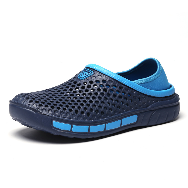 Zapatos con agujeros Sandalias de verano para hombres Zapatos de vadeo de fondo suave antideslizante para parejas Zapatos de gelatina para conducción informal Zapatos de playa para hombres image 8