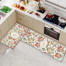 a类跨境厨房地垫家用免洗可擦长条地毯吸油吸水耐脏防滑防摔垫子