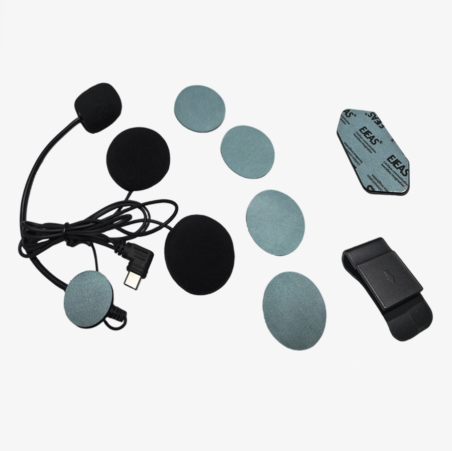 Ejeas Original V6Pro+V4Plus Motorcycle Helmet Bluetooth Headset Helmet Intercom Headset Clip Set