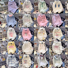 秋冬女装卫衣地摊货源批发农村赶集地摊女装加绒连帽卫衣库存尾货