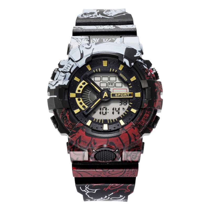 Fábrica al por mayor de una pieza reloj electrónico estudiantes masculinos y femeninos moda luminosa alarma Deportes niños reloj electrónico comercio exterior